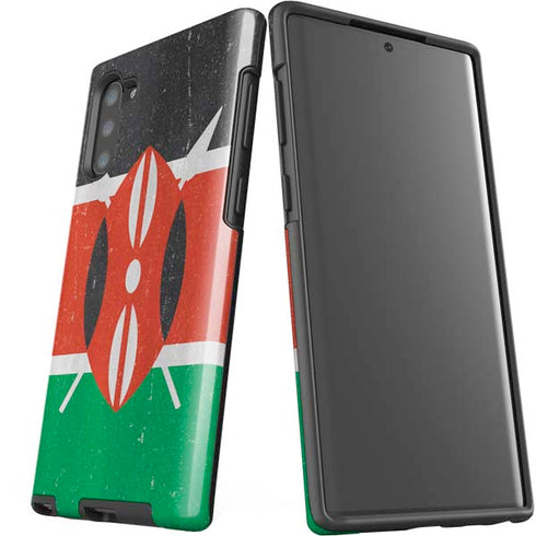 Kenya Flag Distressed Galaxy Note 10 Pro Case